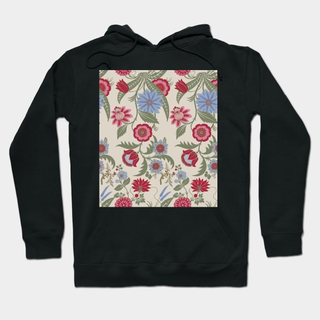 Simple Amazing Big Floral Hoodie by justrachna